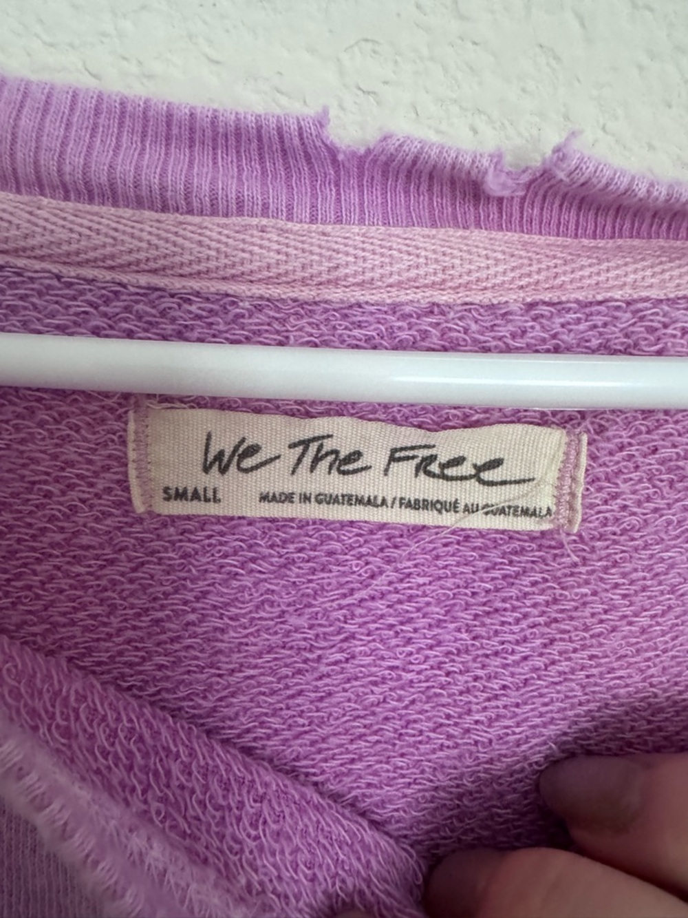 Free People Camden Oversized Sweatshirt Bubble Tea - Picture 7 of 8